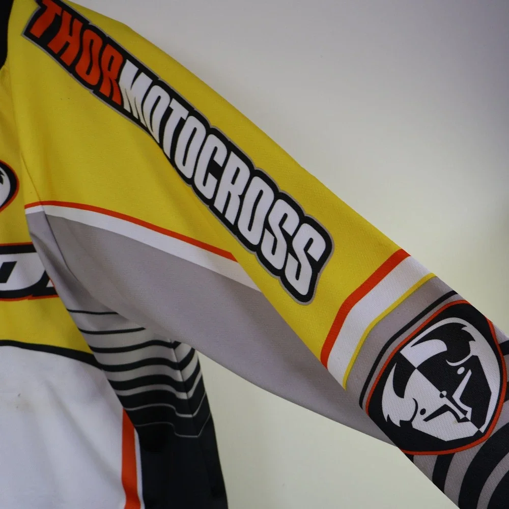 Thor Phase 3.0 Motocross Jersey Size Medium Moto‎ Racing Yellow Polyester